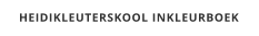 HEIDIKLEUTERSKOOL INKLEURBOEK